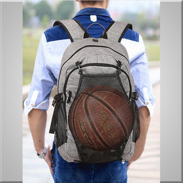 Unisex Multifunction Sport Backpack Casual Rucksack 17" Basketball Backpack laptop backpack