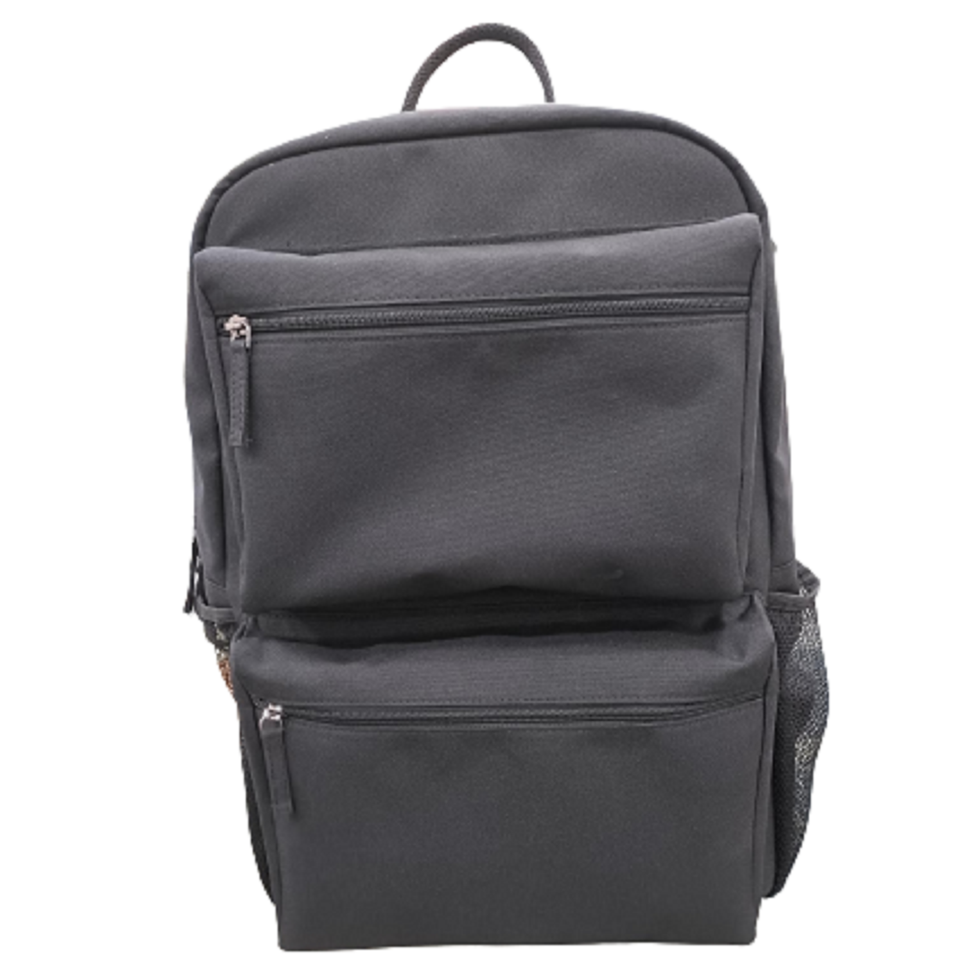 Wholesale functional Black color recycled polyester Unisex Casual Stylish Waterproof with laptop compartment Polyester Backpack