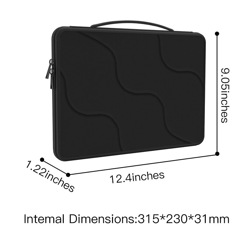 Custom Hard Shell Portable Waterproof EVA Protective Carrying Case Storage Bag EVA laptop Sleeve Shockproof Computer Bag
