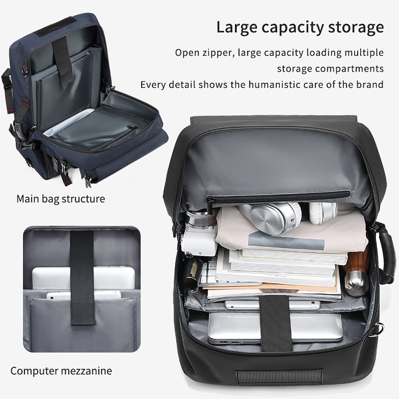 Best Sellers Men's Backpack Outdoor Hiking Large Capacity Travel Bag Anti-theft Schoolbag Computer Bag Business Travel Backpack