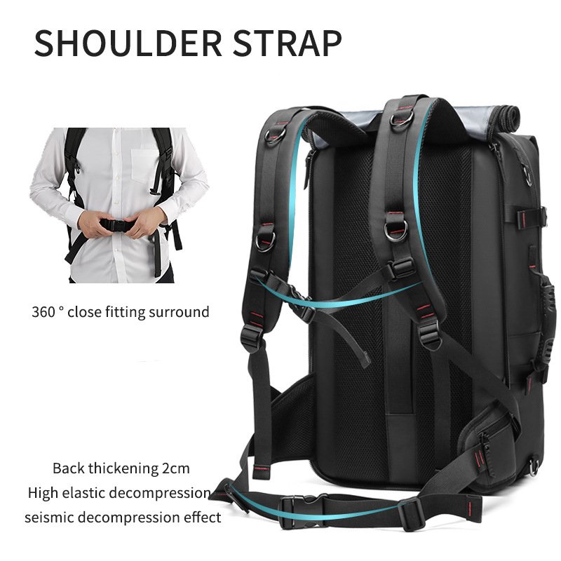 Best Sellers Men's Backpack Outdoor Hiking Large Capacity Travel Bag Anti-theft Schoolbag Computer Bag Business Travel Backpack
