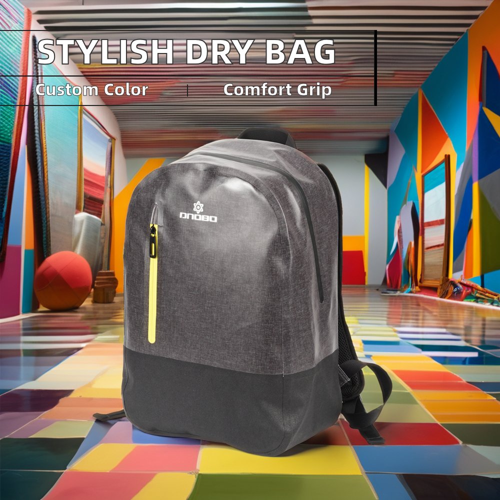 High Quality Custom TPU/PVC Backpack Dry Wet Separation Feature Unisex Fashion Style Laptop Bag Office Commuting Zipper Closure