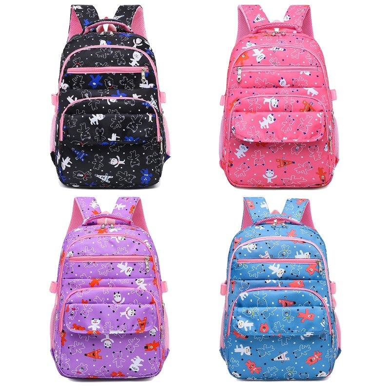 Good quality school bag rucksack for primary school with customized logo brand OEM services