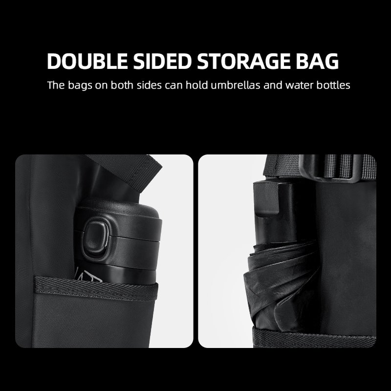 MOYYI Cycling Rolltop Bags For Men Laptop Backpack Minimalist Style Men's Rolltop Backpack