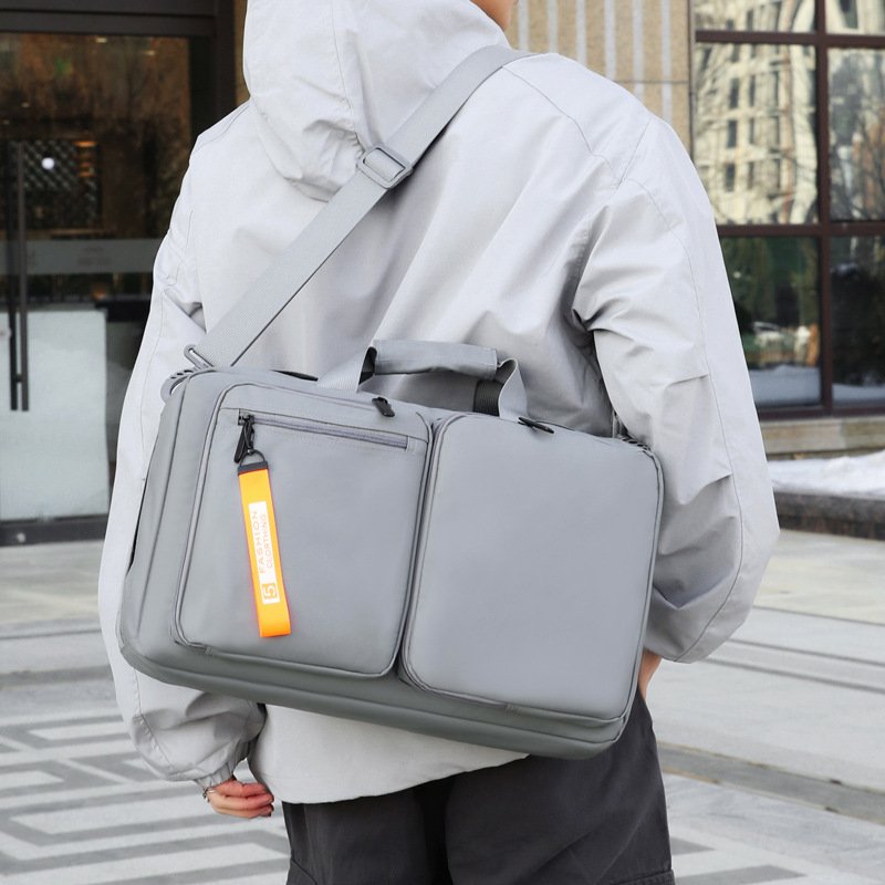 Wholesale Custom Logo Shoulder Laptop Backpack Large Capacity Multi functional Business Travel Backpack Men Casual Schoolbag