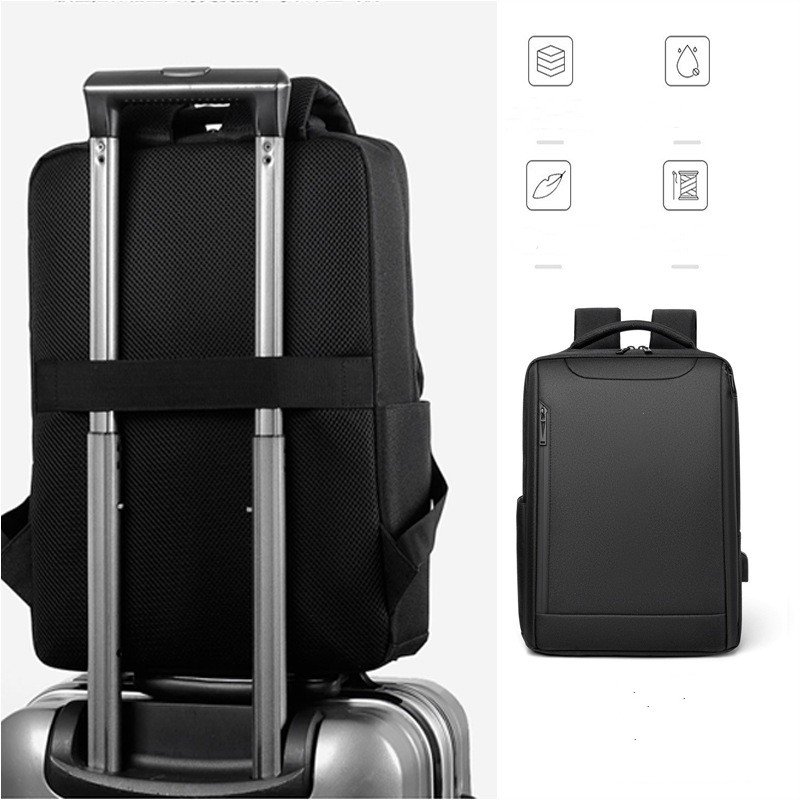 business laptop backpack with usb charging port Men Business Travel Bag Backpack Design Anti-theft Waterproof School Backpacks
