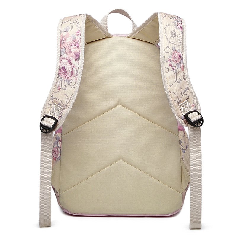 Canvas School Backpack Women Laptop Backpack Girls Backpack with USB for girls