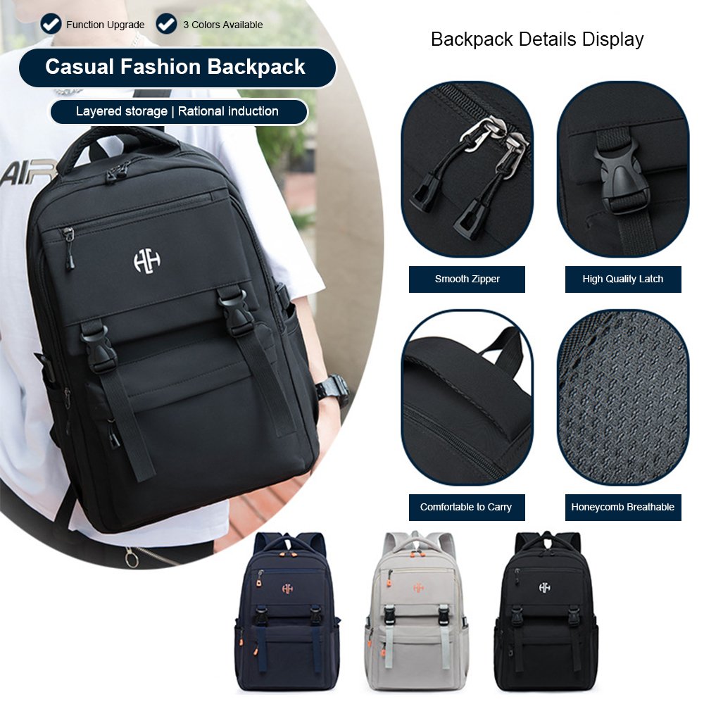 Casual Computer Backpack Waterproof Notebook Wholesale Mens Nylon Laptop Bag Travel Custom School Laptop Backpack