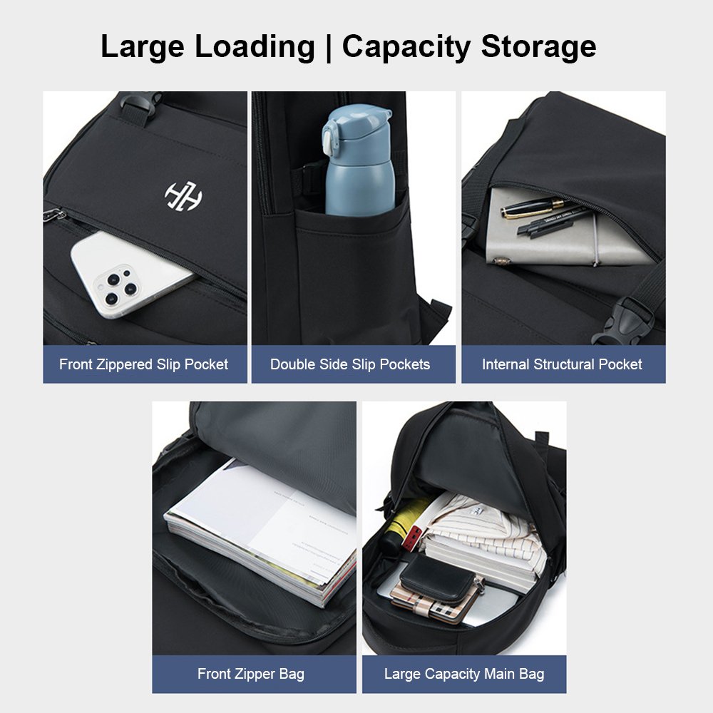 Casual Computer Backpack Waterproof Notebook Wholesale Mens Nylon Laptop Bag Travel Custom School Laptop Backpack