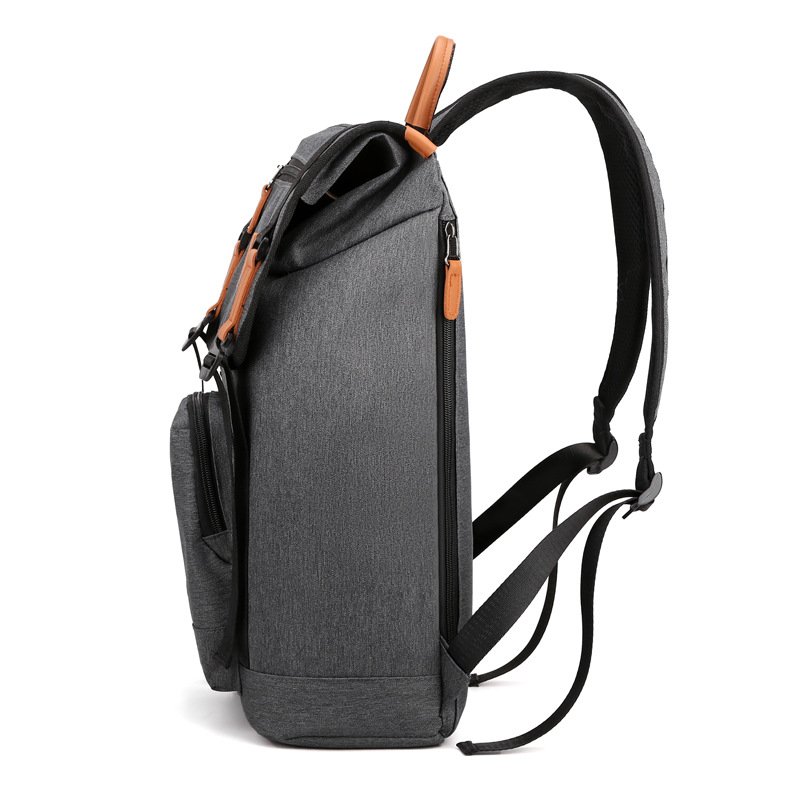 July Large Capacity Student School Bag Fashion USB Business Backpack Recycled Laptop Backpack for Men Women