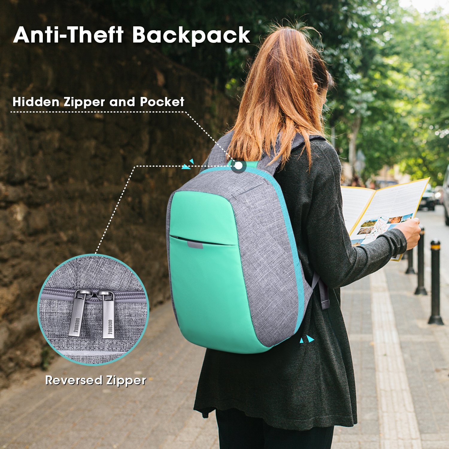 Custom Anti-Theft Backpack waterproof mochilas hiking luxury rodan fields active hydration casual sports camping laptop backpack