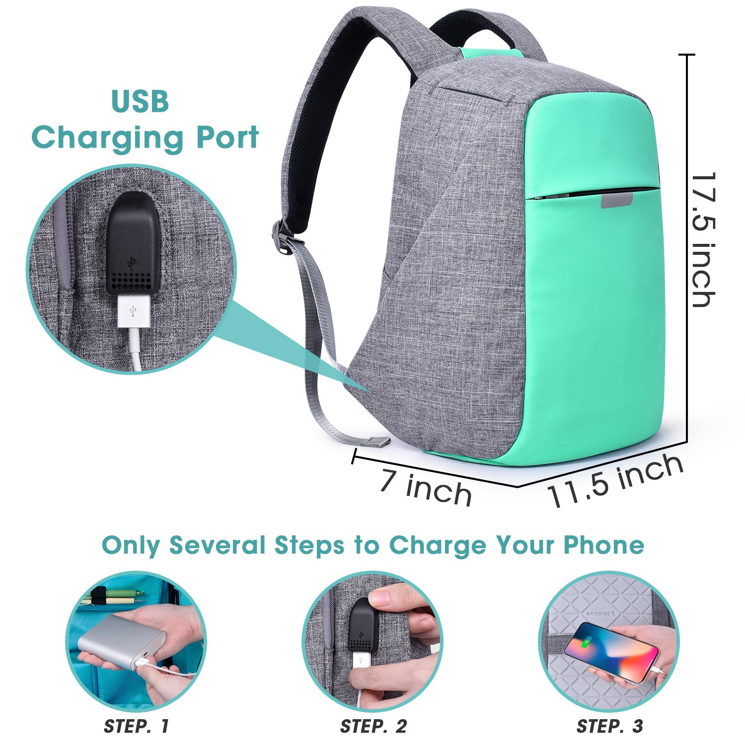 Custom Anti-Theft Backpack waterproof mochilas hiking luxury rodan fields active hydration casual sports camping laptop backpack