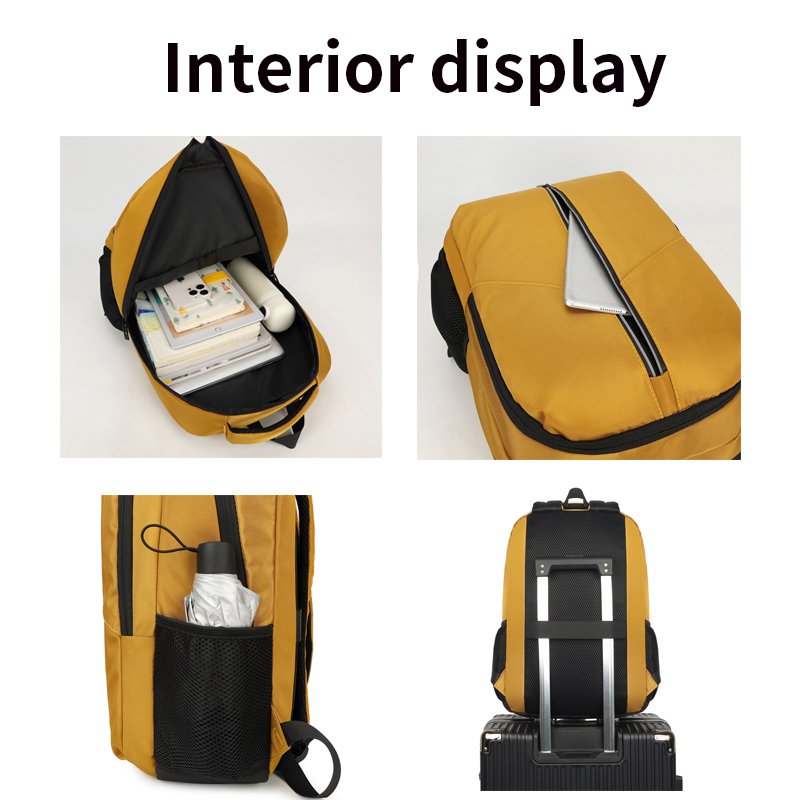 2024 new arrival backpack book bag child simple color matching city large capacity outdoor sport backpack for men
