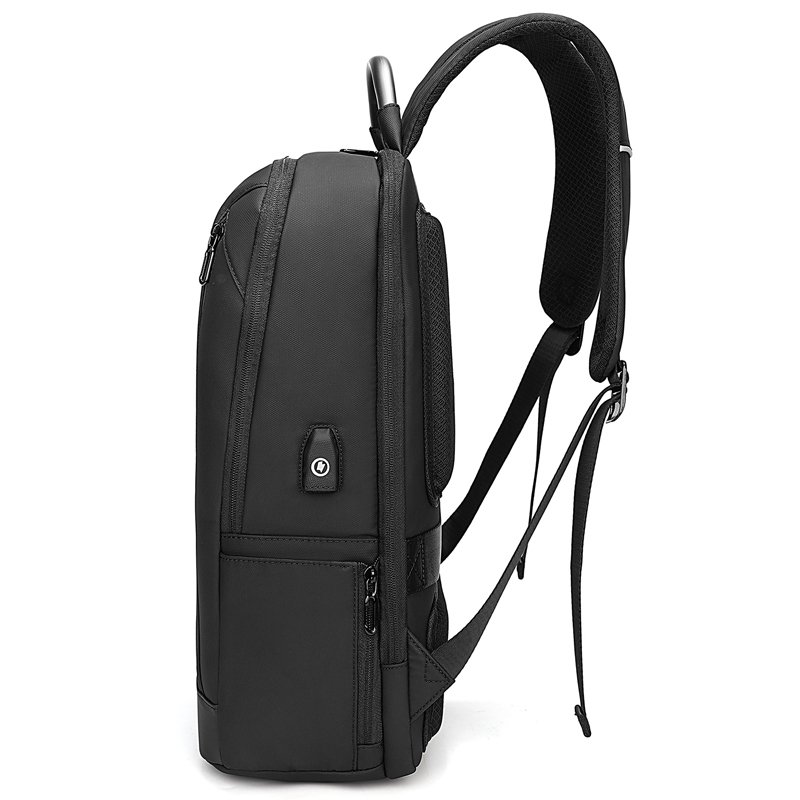 2024 New Men's Backpack Black Business Office Laptop Backpacks Travel Bag with usb Daily Life for Outdoor