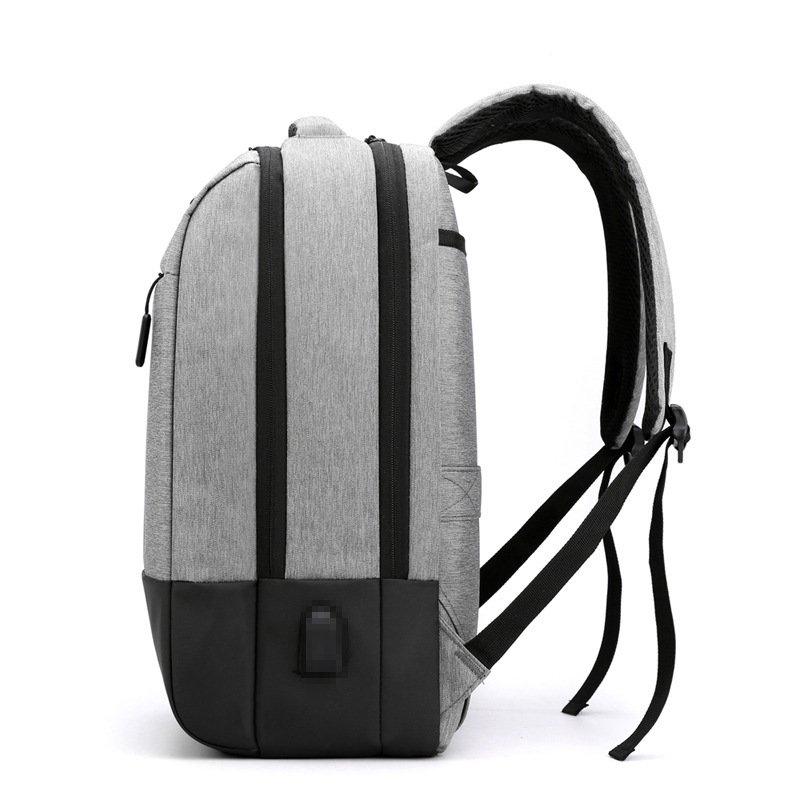 Large Capacity 17-Inch Laptop Backpack with USB Charging Port Multi-Compartment Padded Notebook Bag for Business Shoulder Bag