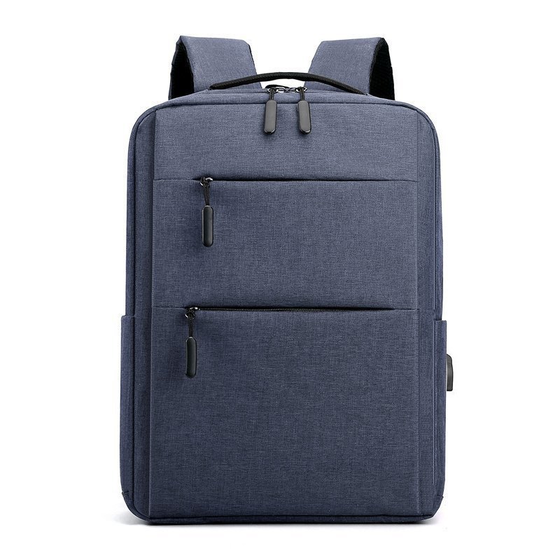 Wholesale 2024 Men's Nylon Backpack Business Leisure Commute Laptop Bag with USB for Middle School Use