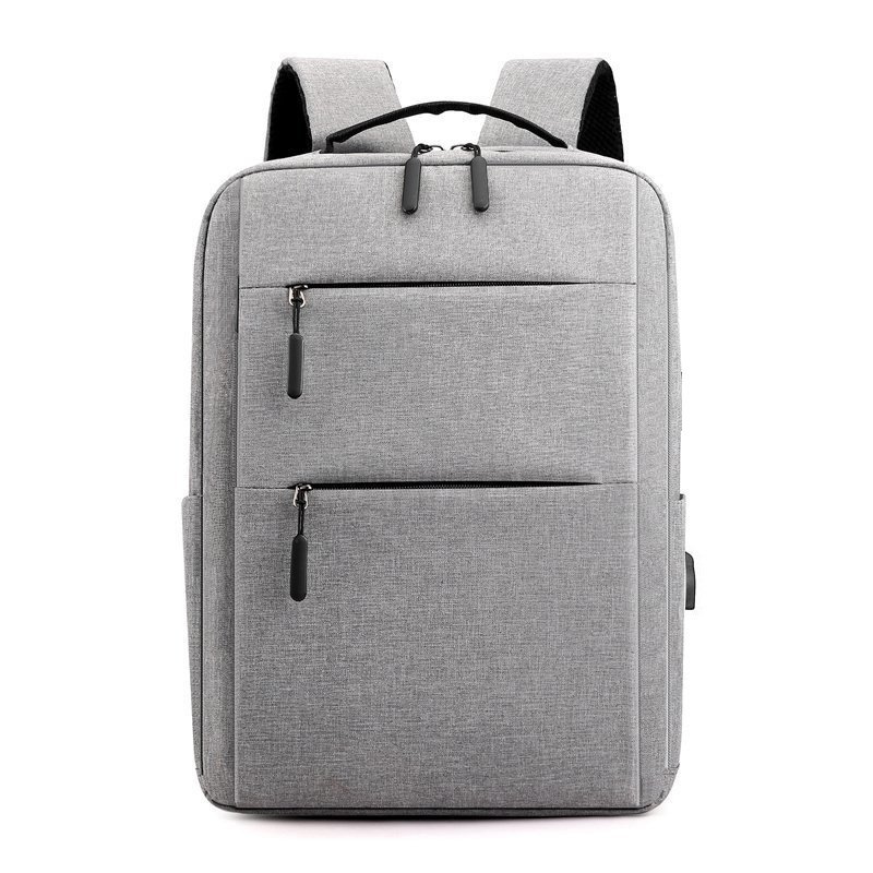 Wholesale 2024 Men's Nylon Backpack Business Leisure Commute Laptop Bag with USB for Middle School Use