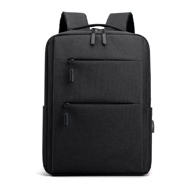 Wholesale 2024 Men's Nylon Backpack Business Leisure Commute Laptop Bag with USB for Middle School Use