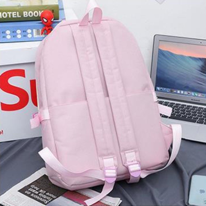 Custom Fashion 4pcs Cute Cartoon Print Children Laptop Backpack Ladies Bag Backpack Set