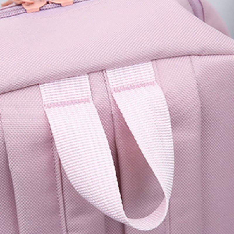 Custom Fashion 4pcs Cute Cartoon Print Children Laptop Backpack Ladies Bag Backpack Set