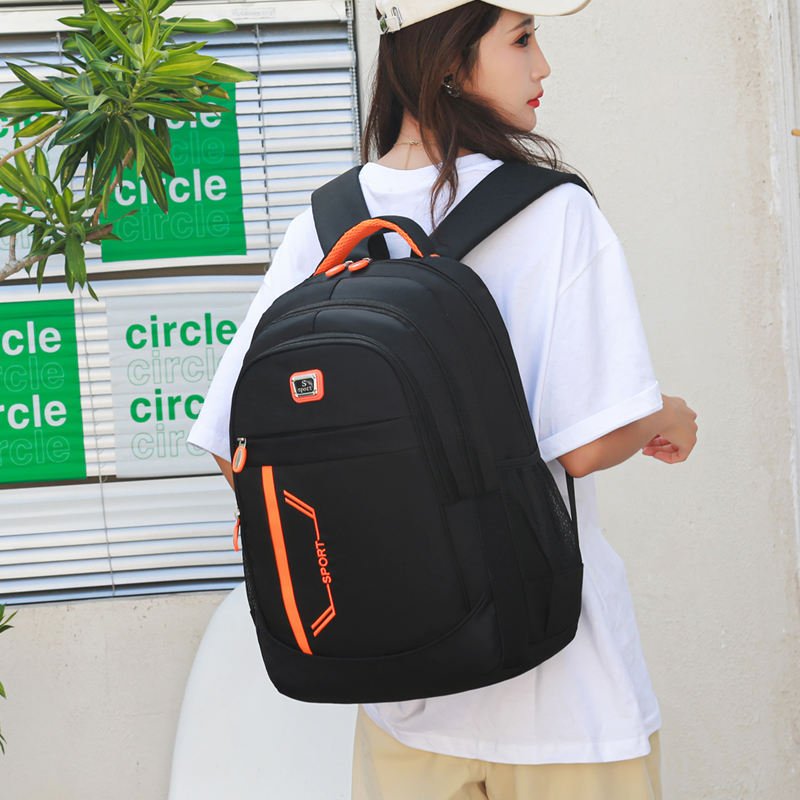2024 High Quality School Backpacks Anti-Theft Zipper Polyester Letter Pattern-Buy Coll's Stylish Laptop