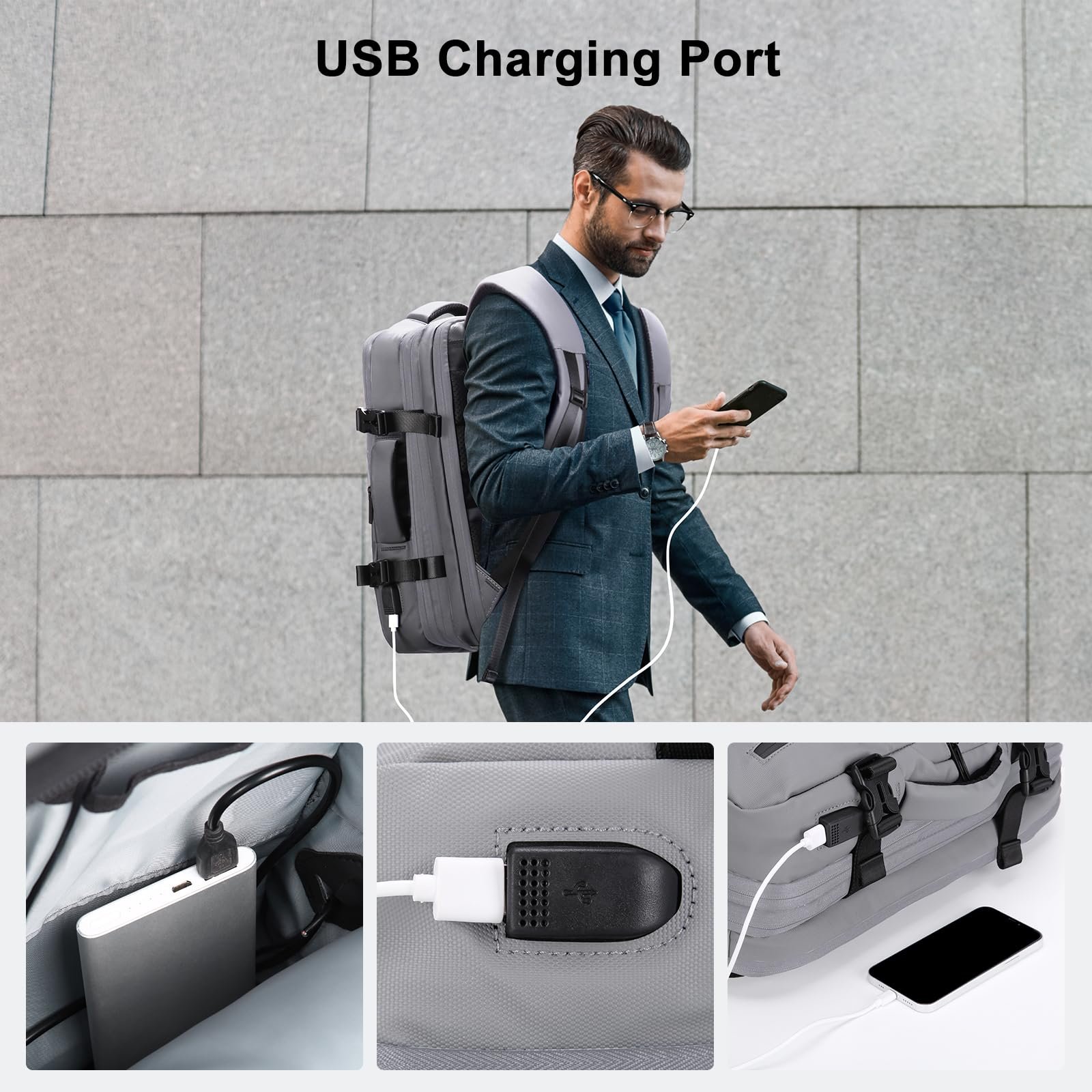 Yuhong factory Customized 15.6 inch laptop travel business backpack travel bag,casual large capacity usb laptop backpack for men