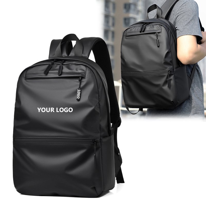 2024 Fashion design girl boy waterproof travel student backpack custom your own logo glossy unisex PU laptop backpack office