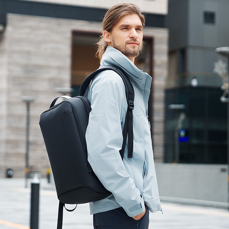Wholesale Laptop Backpacks Water Repellent Light Weight Travel Backpack Bag For Men Thin Business Backpack