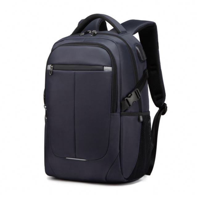 Waterproof Pack Polyester Usb Plug Durable Wholesale Customized Black Oem Bearky Business Mens Back Backpack Laptop Bags