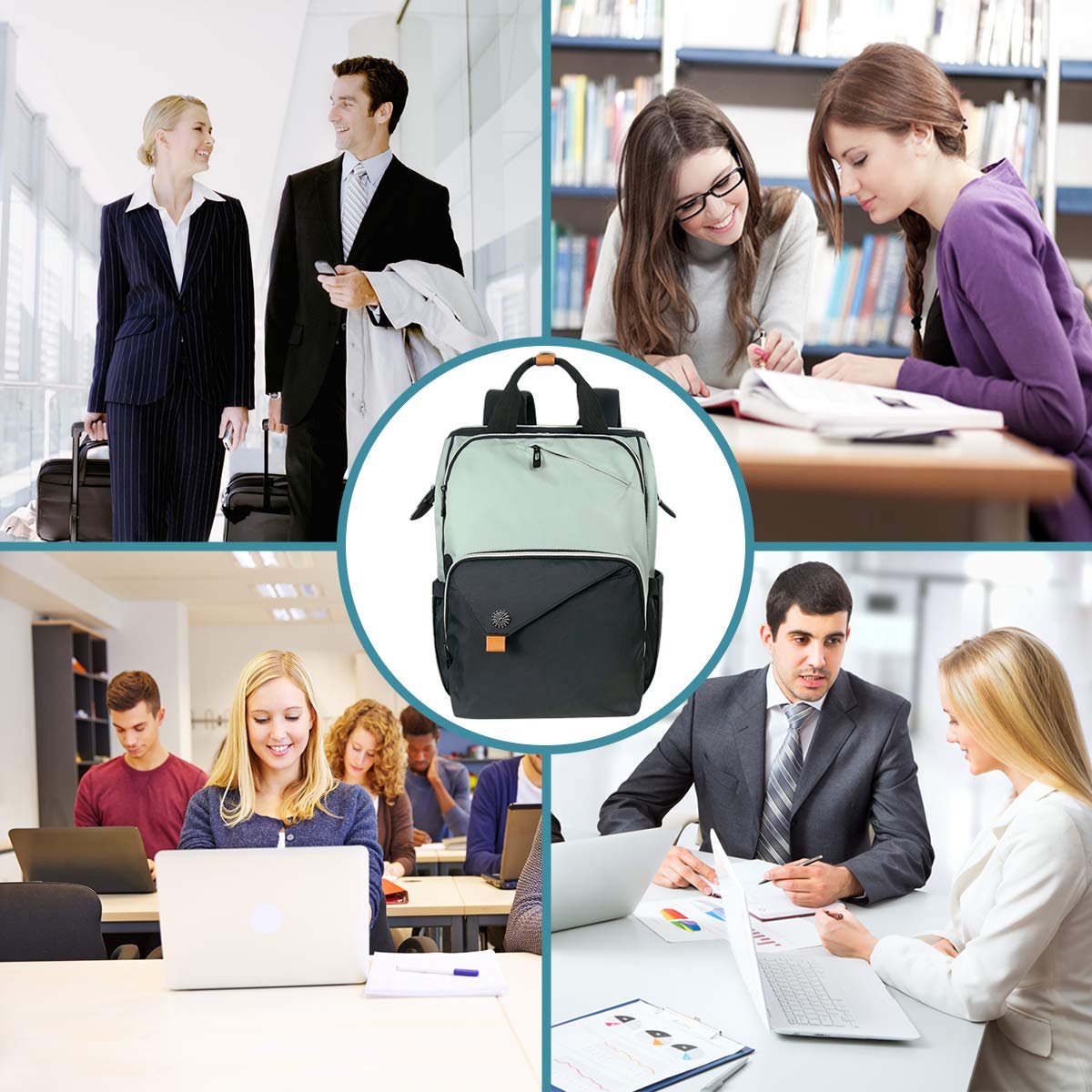 Factory Hot Bag 15.6 inch usb waterproof laptop wholesale men's polyester laptop bag travel custom school laptop backpack