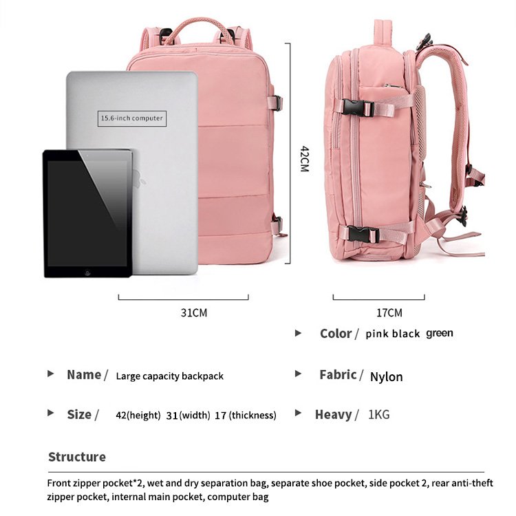 High Quality Anti Theft Laptop Travel USB Charging Port Women Men School College Students Backpack