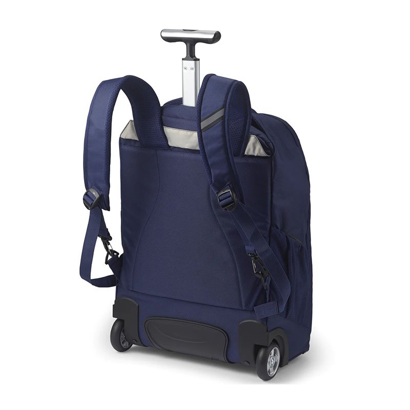 Custom Waterproof Carry on Luggage Business Computer Bag Durable Trolley Suitcase Wheeled Rolling Laptop Backpack for Men