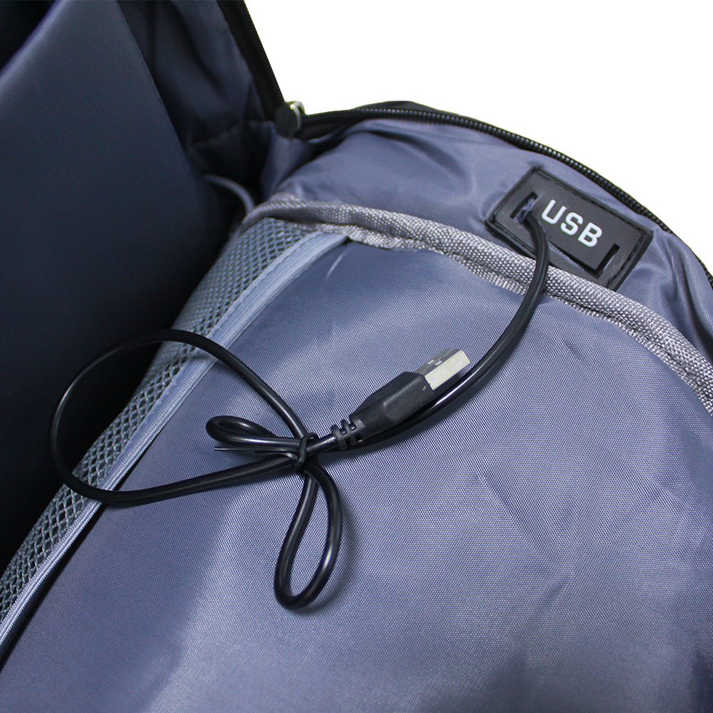 Comfortable Breathable Travel Laptop Backpack Outdoor Multi Function Waterproof School Backpack with USB Charing Port