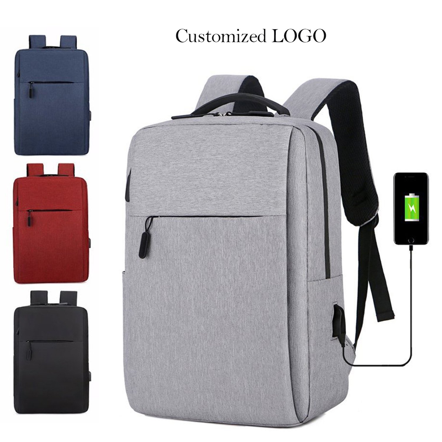 Unisex Business Computer Laptop With USB Business Laptop Backpack Bags