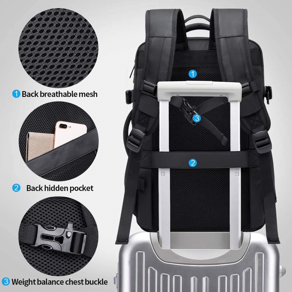 FREE SAMPLE Travel Backpack,Flight Approved Carry On Backpack for International Travel Bag, Water Resistant Laptop Backpacks