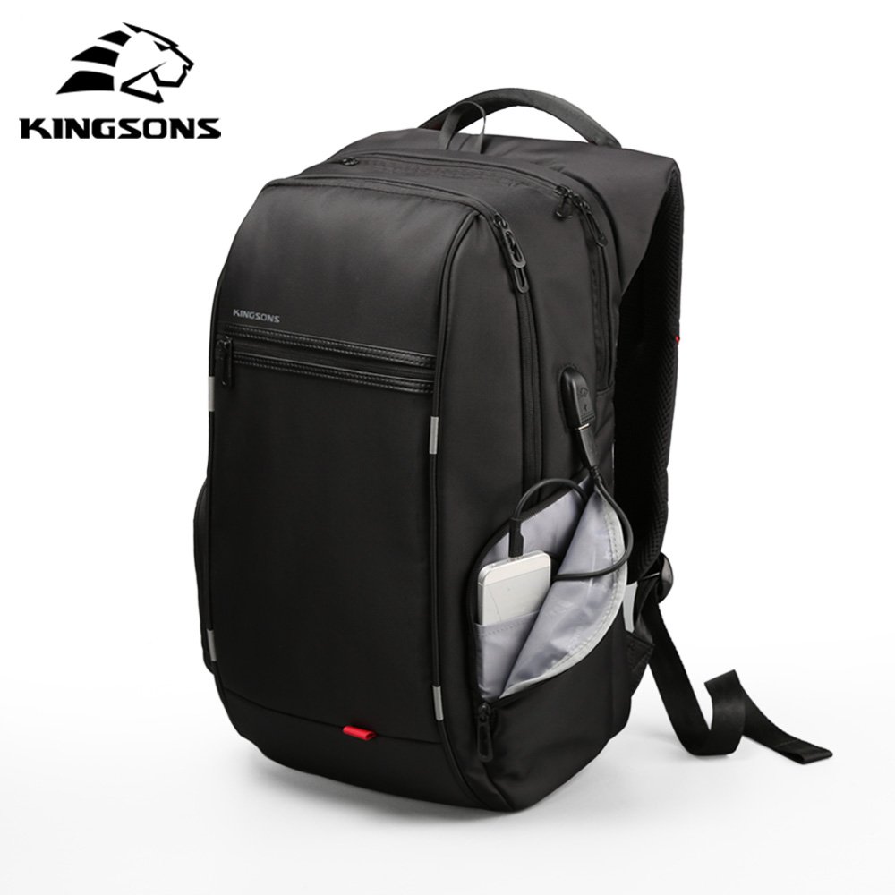 Kingsons top seller outdoor travel bag high quality durable polyester waterproof smart storage 15.6 inches laptop backpacks