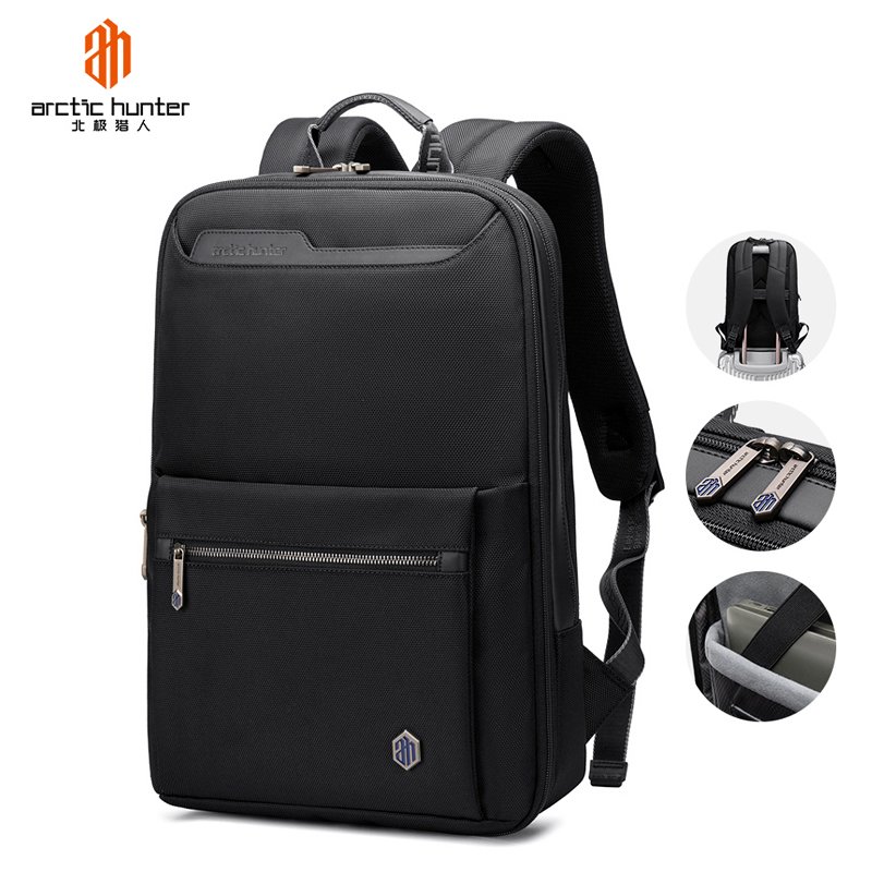 Arctic Hunter Expandable Back Pack Wholesale Business Custom Waterproof Smart Bagpack Laptop Bags Men Backpack Leather Laptop
