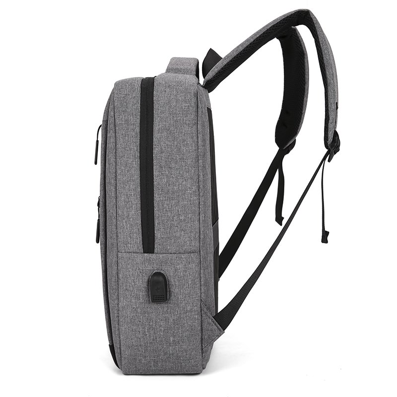 USB Charger Backpack Smart Laptop Backpack Bag Simple Custom Logo Nylon Unisex Backpack