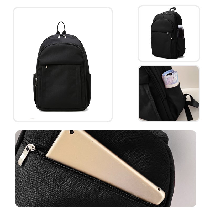Wholesale Unisex Fashion Waterproof Laptop Backpack Oxford Material with Nylon Lining Business Zipper Closure