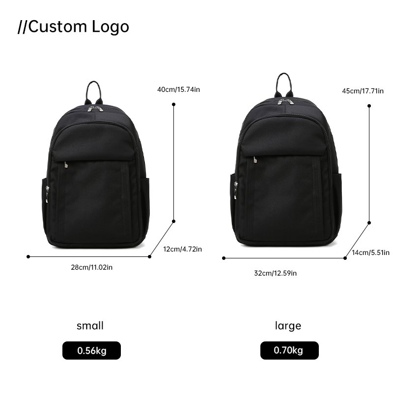 Wholesale Unisex Fashion Waterproof Laptop Backpack Oxford Material with Nylon Lining Business Zipper Closure