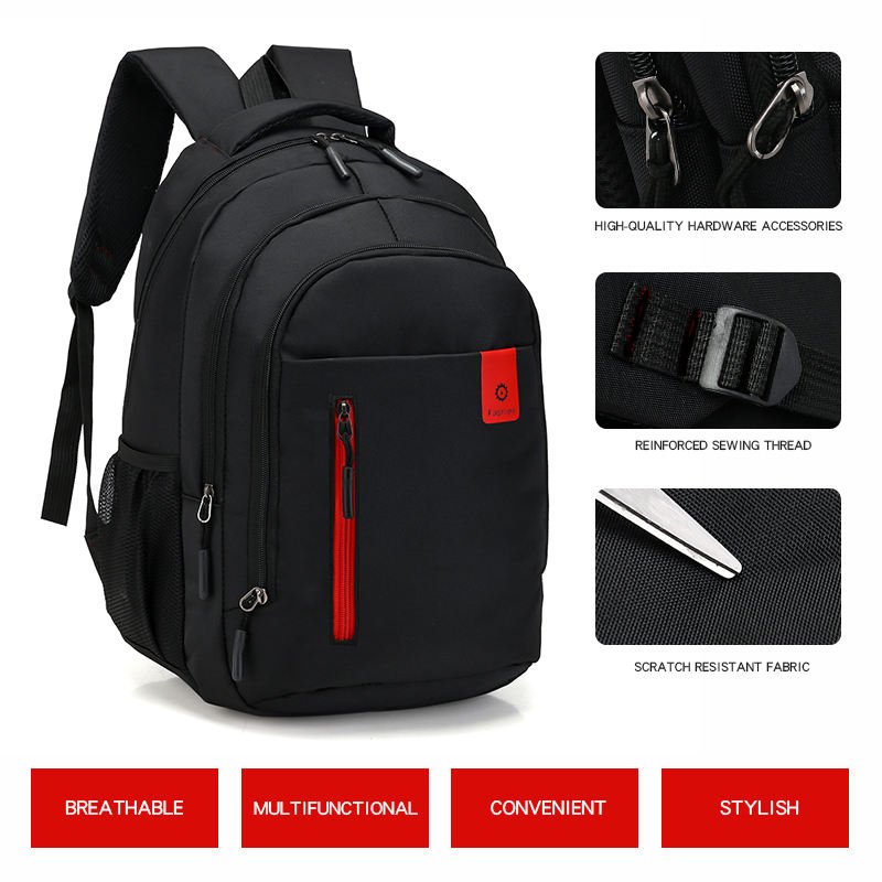 New Factory Custom Logo Waterproof Laptop Backpack Nylon Oxford Unisex Laptop Backpack Travel Backpack School Bags