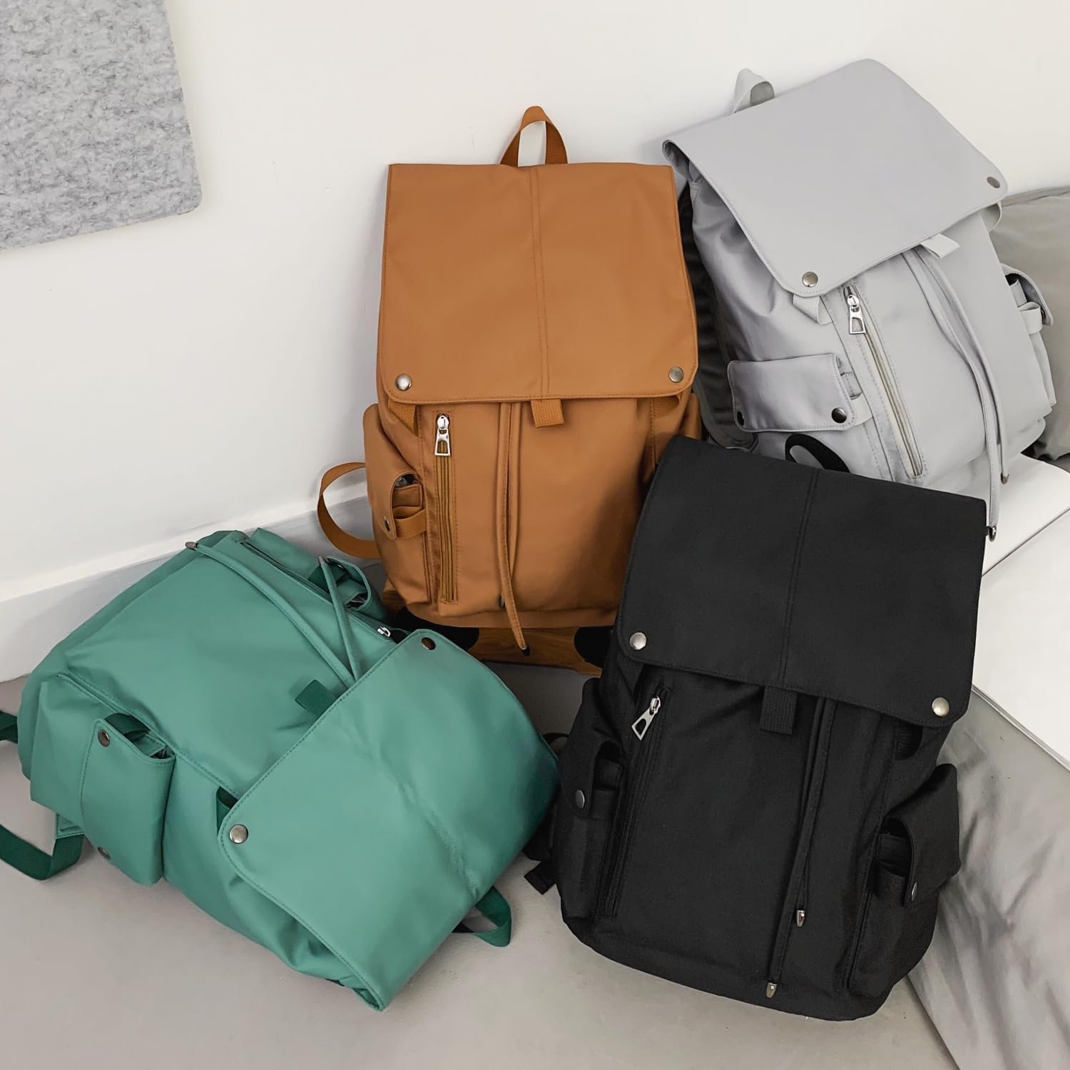 Custom Lightweight Nylon Laptop Backpack Unisex Teenagers College Students Waterproof Casual Sports Design Outdoor Travel Sports
