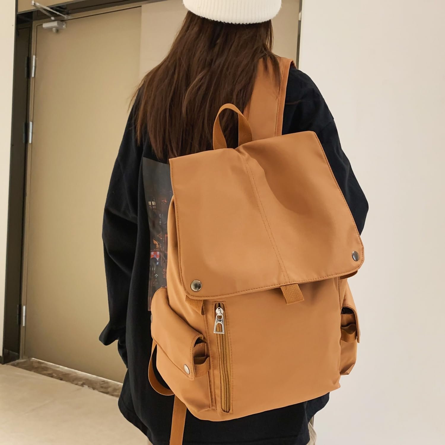 Custom Lightweight Nylon Laptop Backpack Unisex Teenagers College Students Waterproof Casual Sports Design Outdoor Travel Sports