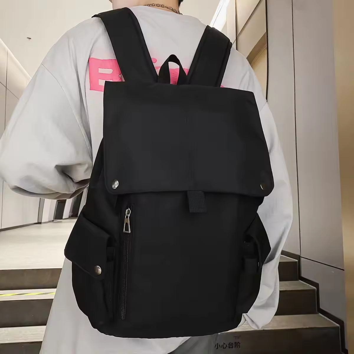 Custom Lightweight Nylon Laptop Backpack Unisex Teenagers College Students Waterproof Casual Sports Design Outdoor Travel Sports