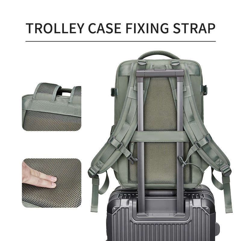 2023 Custom Men Woman Travelling USB Recharging Buckle 16 Inches Backbag Business Waterproof Laptop Backpack Bag