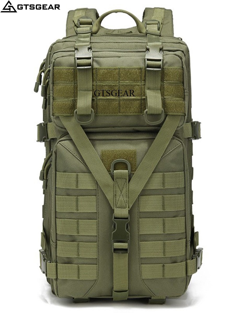 BP35 A1 Unisex Tactical Camouflage Backpack Zipper New Outdoor Multi-Functional Large-Capacity Mountaineering Hiking Camping Bag
