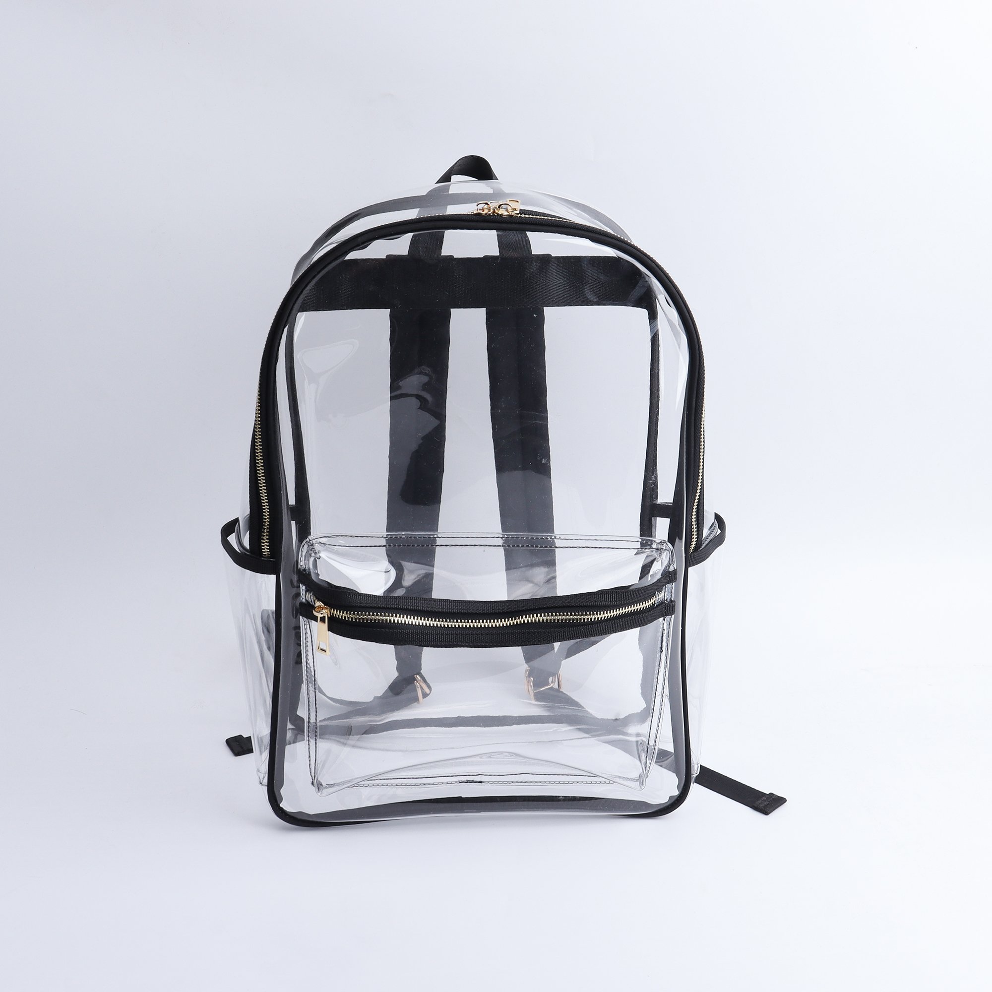 Hot Selling Large Capacity Pvc Backpack Clear Stadium School Bookbag Transparent Waterproof Beach Backpack for Travel