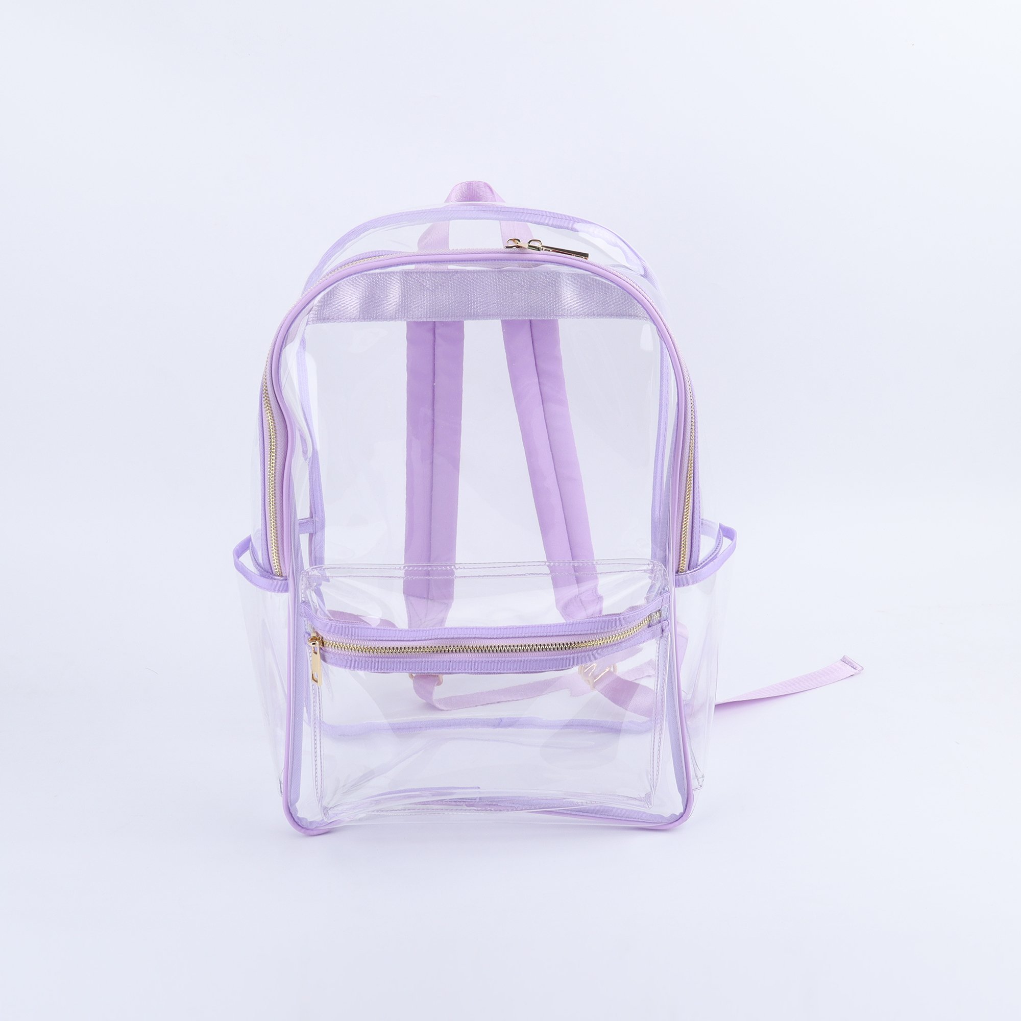Hot Selling Large Capacity Pvc Backpack Clear Stadium School Bookbag Transparent Waterproof Beach Backpack for Travel