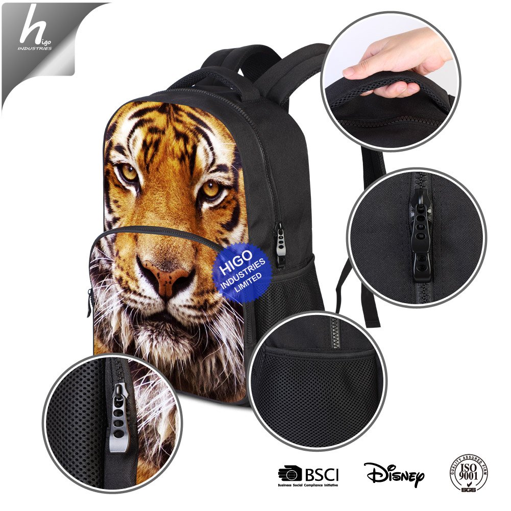 Cool Gorilla 3D Print Primary Students School Bag Teenager Girls Outdoor Backpack Laptop Computer Back Pack for College Adults