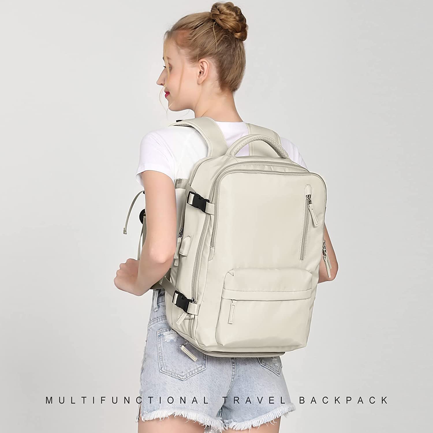ISO9001 Factory Large Travel Sports USB Charging Waterproof Outdoor Custom Laptop Women's Backpacks